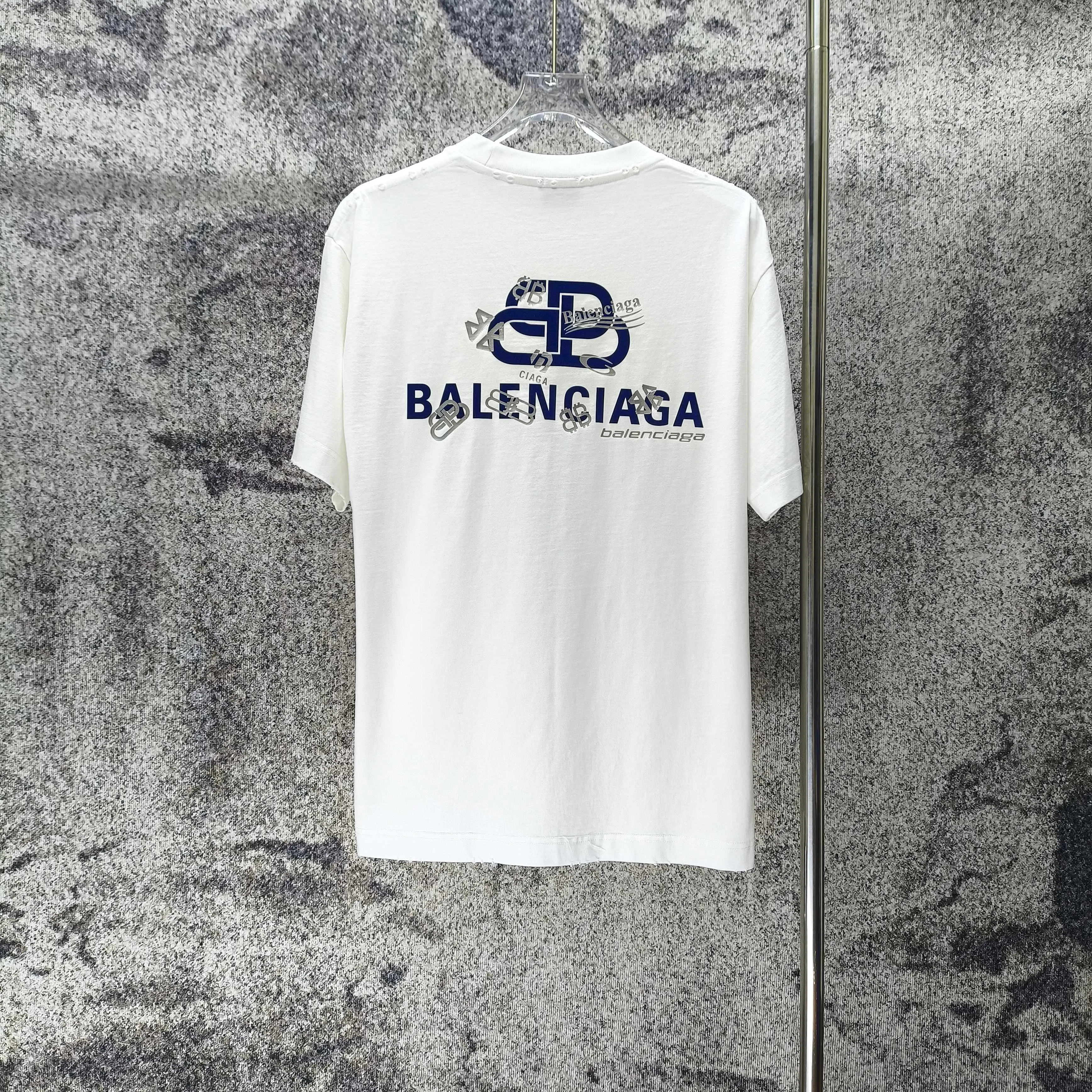 BAL* 2026 New Arrival 320g logo t Same Style Size S M L XL XXL Black White Gray
